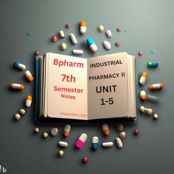 A Industrial pharmacy 2 notebook oof Bpharm 7th semester.