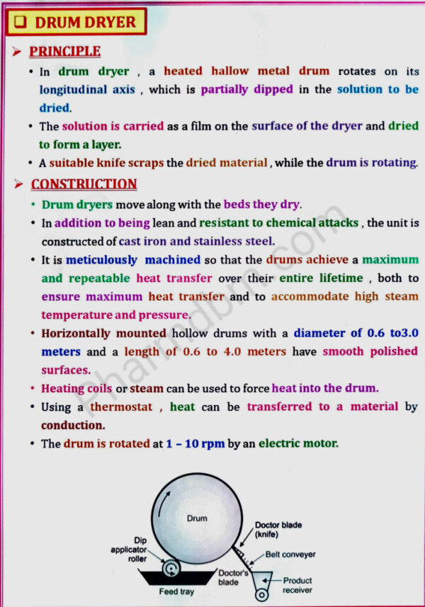 Drum Dryer - Pharmaceutical Engineering