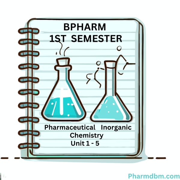 A notebook of Pharmaceutical Inorganic Chemistry 