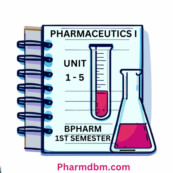 A notebook of Pharmaceutics 1