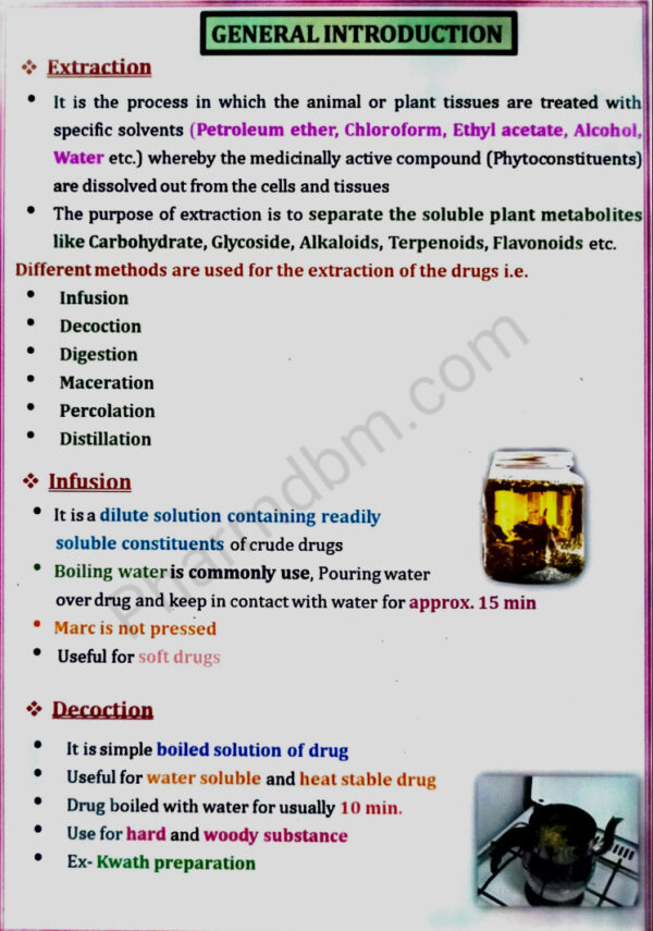 Methods of Extraction