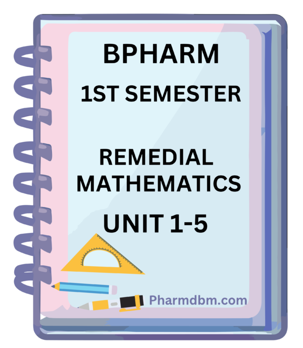 A notebook of Remedial Mathematics