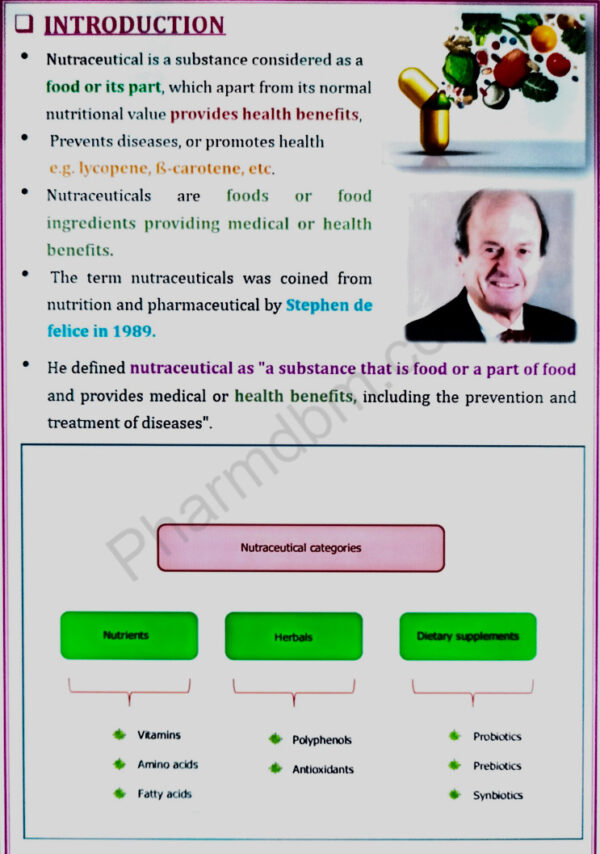 Introduction of Neutraceutical