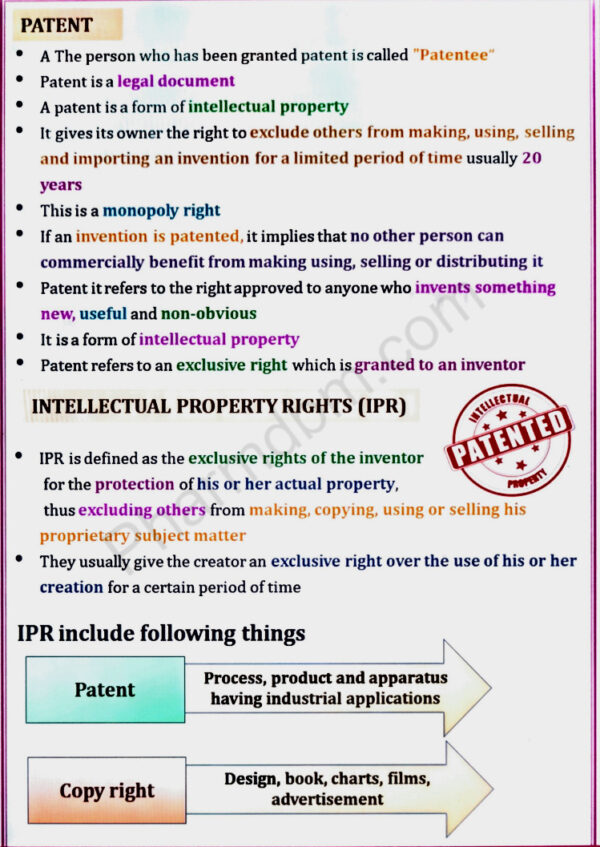 Intellectual Property Rights