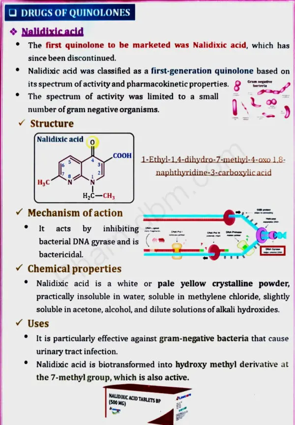 Medicinal Chemistry 3 Notes - Bpharm 6th Semester