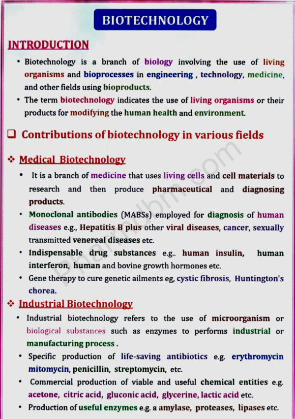 Industrial Biotechnology