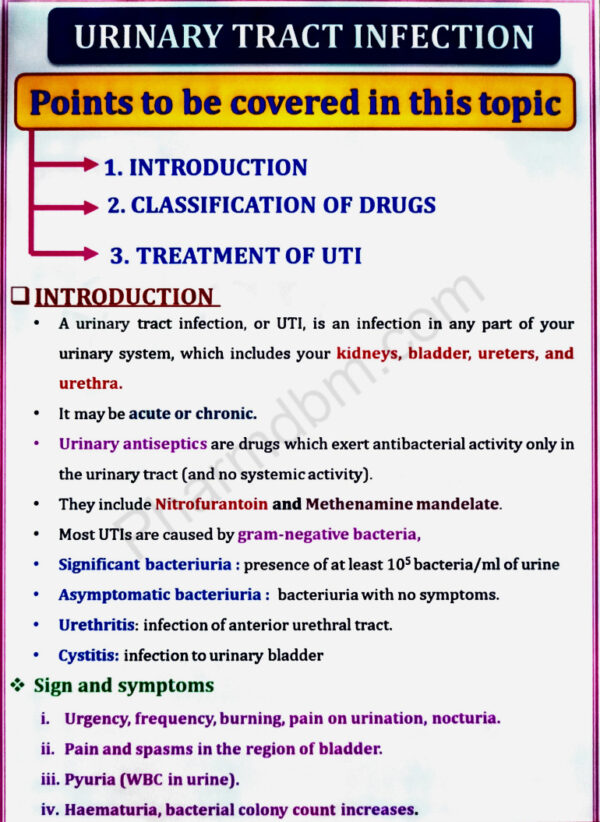 Urinary tract infection