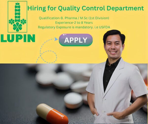 Lupin Limited – Hiring