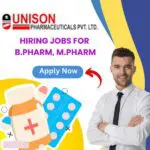 Bpharm Jobs