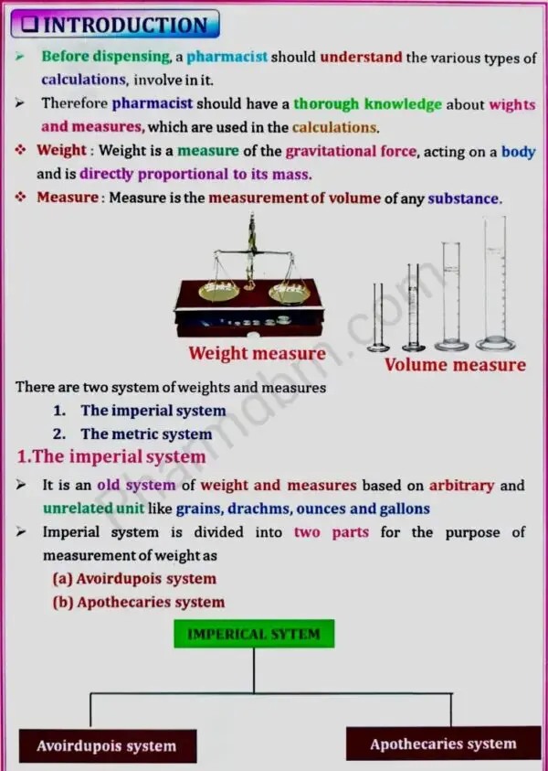 Pharmaceutics 1 - Unit 2 - Bpharm