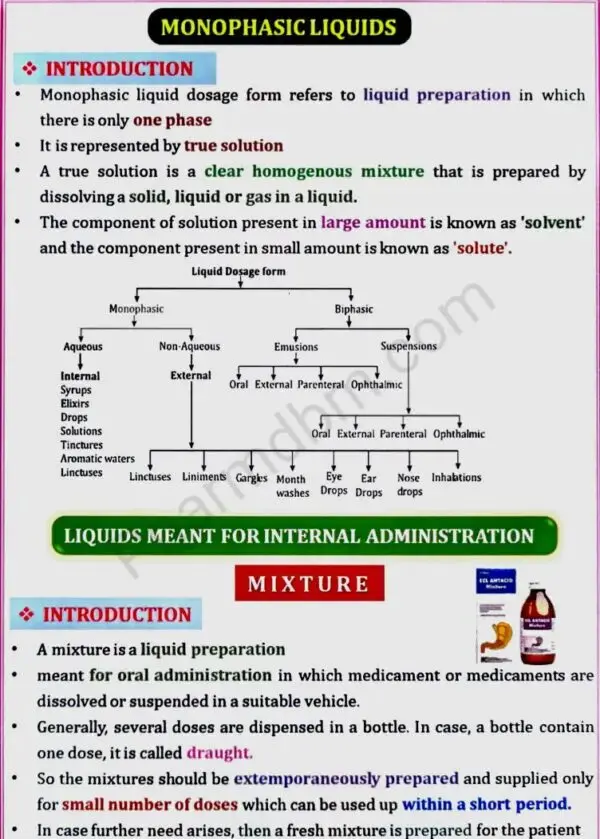 Pharmaceutics 1 - Unit 3 - Bpharm