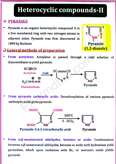 Pharmaceutical Organic Chemistry 3 : Unit 4 Notes : Bpharm