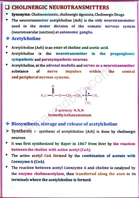 Medicinal Chemistry 1 : Unit 3 Notes : Semester 4 : Bpharm