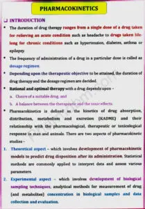 Biopharmaceutics & Pharmacokinetics : Unit 3 Notes : Bpharm