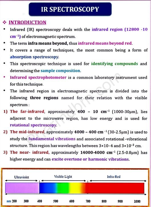 Instrumental Method of Analysis : Unit 2 Notes : Bpharm