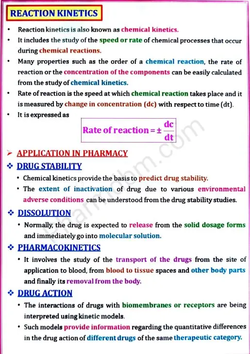 Physical Pharmaceutics 2 : Unit 5 Notes : Semester 4 : Bpharm