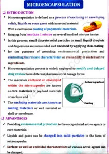 Novel Drug Delievery System : Unit 2 Notes : Bpharm