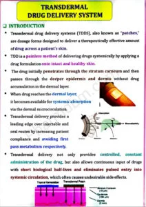 Novel Drug Delievery System : Unit 3 Notes : Bpharm