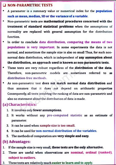 Biostatistics & Research Methodology : Unit 3 Notes : Bpharm