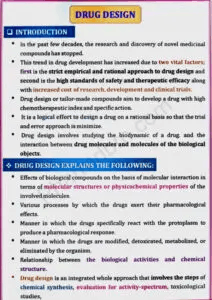 Medicinal Chemistry 3 : Unit 5 Notes : 6 Semester : Bpharm